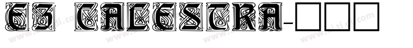 EZ Calestra字体转换